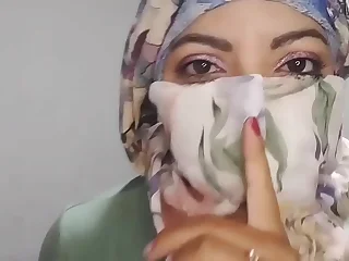 Arab Hijab Wife Masturabtes In hushed tones To Extreme Orgasm In Niqab REAL SQUIRT While Husband Away